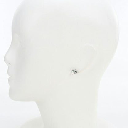 中古 ミュウミュウ ピアス レディース ブランド MIUMIU  エナメルメタル 5JO911 シルバー アクセサリー USDMI117949011