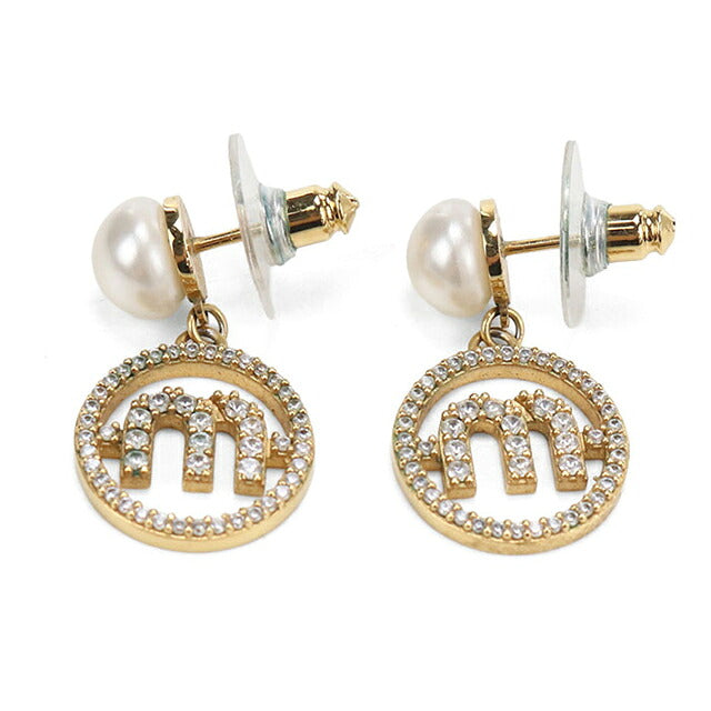 中古 ミュウミュウ ピアス レディース ブランド MIUMIU   5JO647 2DAM ゴールド アクセサリー USDMI120055011