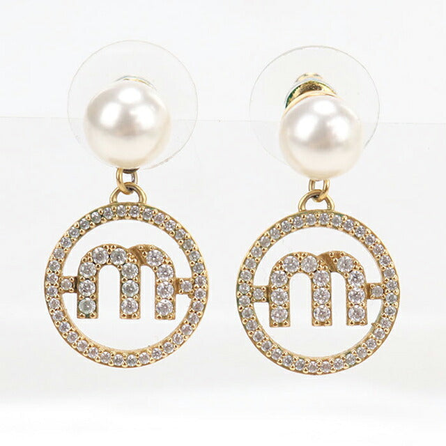 中古 ミュウミュウ ピアス レディース ブランド MIUMIU   5JO647 2DAM ゴールド アクセサリー USDMI120055011