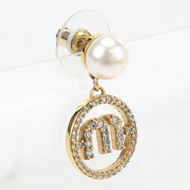 中古 ミュウミュウ ピアス レディース ブランド MIUMIU   5JO647 2DAM ゴールド アクセサリー USDMI120055011