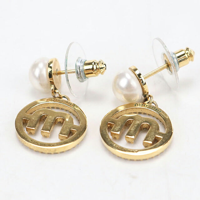 中古 ミュウミュウ ピアス レディース ブランド MIUMIU   5JO647 2DAM ゴールド アクセサリー USDMI120055011