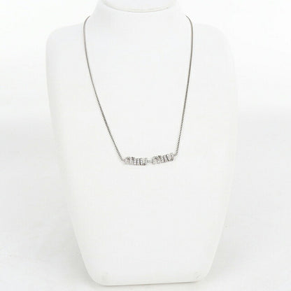 中古 ミュウミュウ ネックレス レディース ブランド MIUMIU  クリスタル付 5IC058_2DNC_F0OKL シルバー アクセサリー USDMI120453011