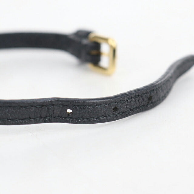 中古 ミュウミュウ ブレスレット レディース ブランド MIUMIU   レザー ブラック アクセサリー USDMI120454011