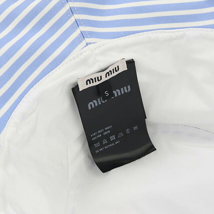 中古 ミュウミュウ ハット レディース ブランド MIUMIU バケットハット 5HC196 2DPN ブルー 帽子 USDMI94854011