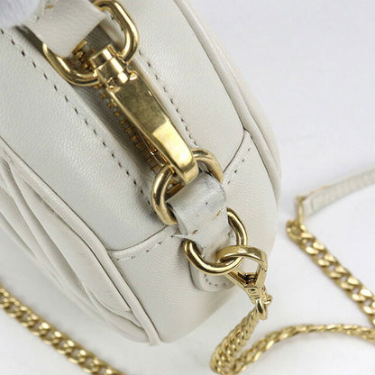 中古 ミュウミュウ 斜め掛け ショルダーバッグ レディース ブランド MIUMIU マテラッセ 2WAY レザー ホワイト バッグ USDMI98314011
