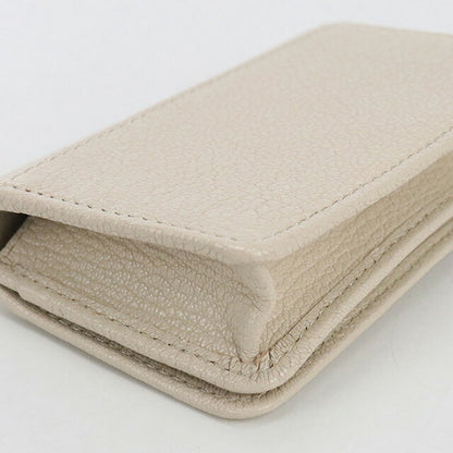 中古 ミュウミュウ 名刺入れ レディース ブランド MIUMIU レザー ベージュ 小物 USDMI99344011