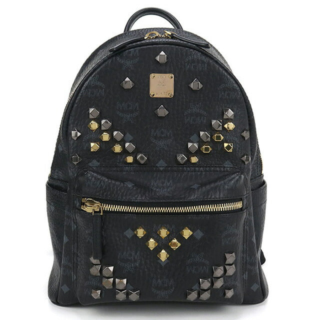 Used MCM backpack ladies brand MCM backpack MMK6SVE19 BK001 black bag USDMM100971011