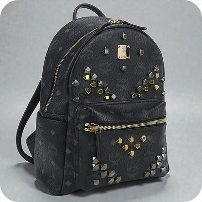 Used MCM backpack ladies brand MCM backpack MMK6SVE19 BK001 black bag USDMM100971011