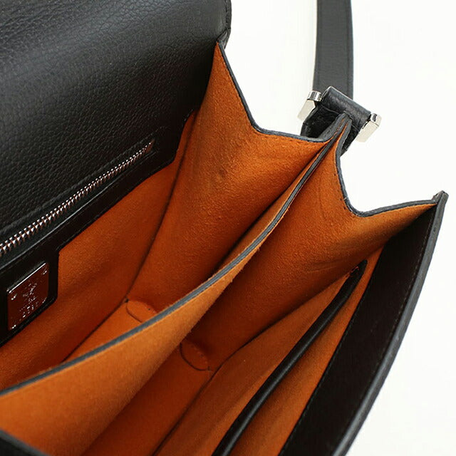 エムシーエム パトリシア スタッズ MWS7APA17 BK001 斜め掛け ショルダーバッグ 中古 エムシーエム 斜め掛け ショルダーバッグ レディース ブランド