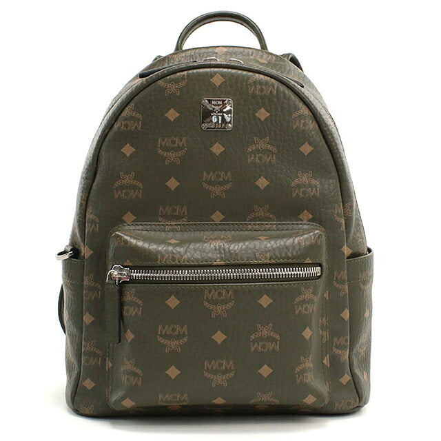 中古 エムシーエム リュック ユニセックス ブランド MCM アレン バックパック MMKAAVE17JH001 カーキ USDMM107739011
