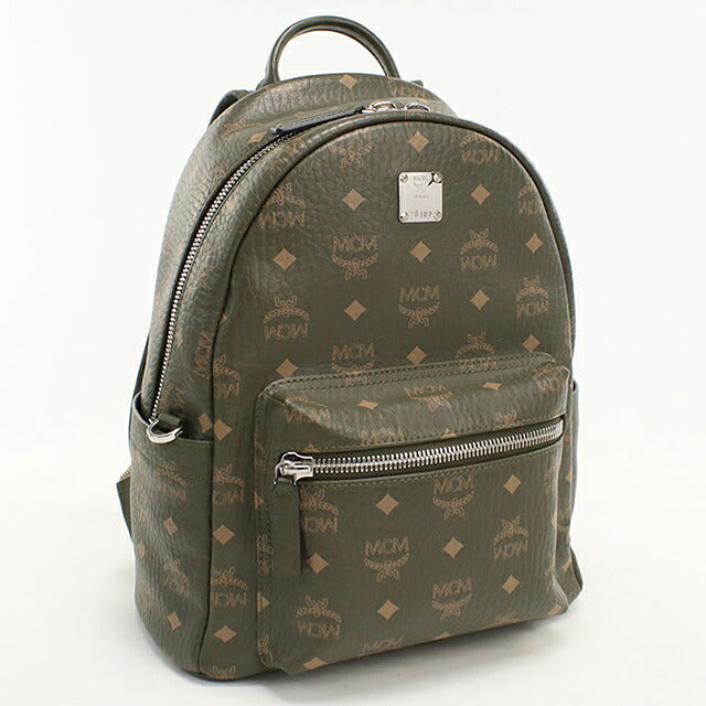 中古 エムシーエム リュック ユニセックス ブランド MCM アレン バックパック MMKAAVE17JH001 カーキ USDMM107739011