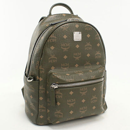 中古 エムシーエム リュック ユニセックス ブランド MCM アレン バックパック MMKAAVE17JH001 カーキ USDMM107739011