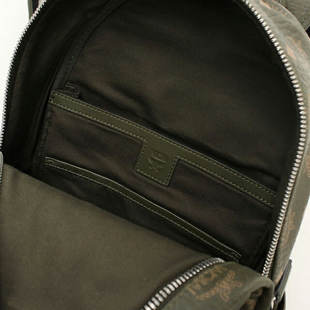 中古 エムシーエム リュック ユニセックス ブランド MCM アレン バックパック MMKAAVE17JH001 カーキ USDMM107739011