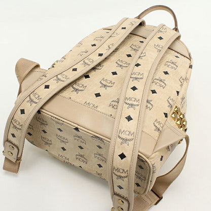 Used MCM backpack ladies brand MCM backpack MMK6SVE37 IG001 Beige USDMM108646011