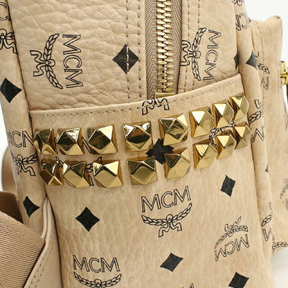Used MCM backpack ladies brand MCM backpack MMK6SVE37 IG001 Beige USDMM108646011