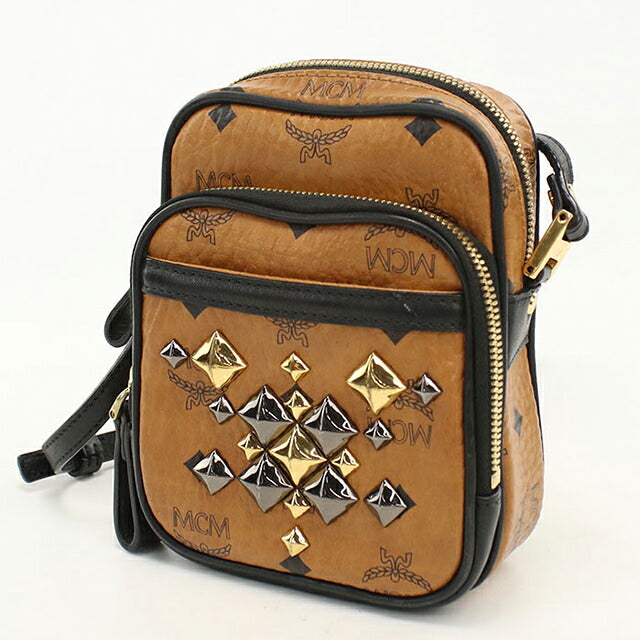 中古 エムシーエム ショルダーバッグ ユニセックス ブランド MCM ヴィセトス  MMM4AVE54 CO001 ブラウン USDMM115132011