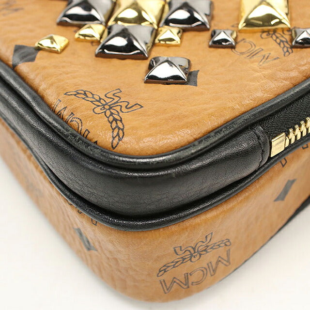 中古 エムシーエム ショルダーバッグ ユニセックス ブランド MCM ヴィセトス  MMM4AVE54 CO001 ブラウン USDMM115132011