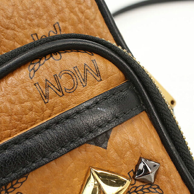 中古 エムシーエム ショルダーバッグ ユニセックス ブランド MCM ヴィセトス  MMM4AVE54 CO001 ブラウン USDMM115132011