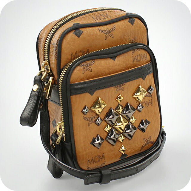 中古 エムシーエム ショルダーバッグ ユニセックス ブランド MCM ヴィセトス  MMM4AVE54 CO001 ブラウン USDMM115132011