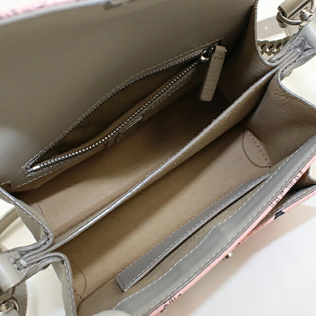 Used MCM shoulder bag ladies brand MCM chain leather MWRBAF002PZ001 pink USDMM118205011