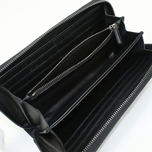 中古 モンブラン 長財布ラウンドファスナー メンズ ブランド MONTBLANC   レザー 128639 ブラック USDMOB118105011