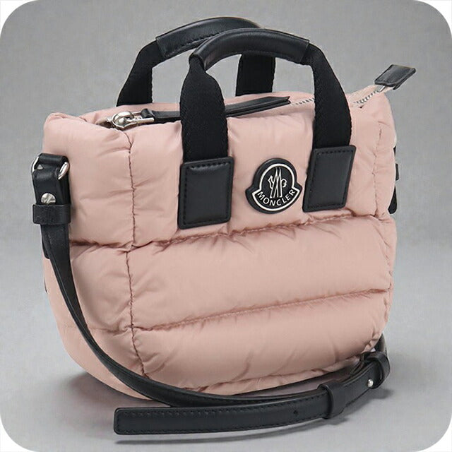 中古 モンクレール ハンドバッグ レディース ブランド MONCLER MICRO CARADOC 2WAY 5L00009 M4422 ピンク バッグ USDMON105245011