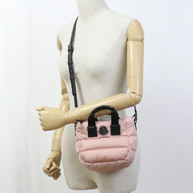 中古 モンクレール ハンドバッグ レディース ブランド MONCLER MICRO CARADOC 2WAY 5L00009 M4422 ピンク バッグ USDMON105245011