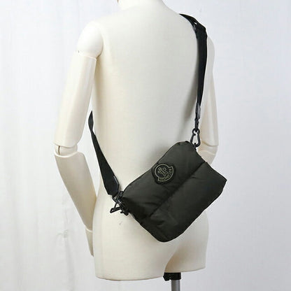 二手 Moncler 单肩包 男士品牌 MONCLER LEGERE CROSSBODY 2WAY 5L51000 02SZS 卡其色包 USDMON105916011