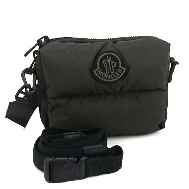 二手 Moncler 单肩包 男士品牌 MONCLER LEGERE CROSSBODY 2WAY 5L51000 02SZS 卡其色包 USDMON105916011