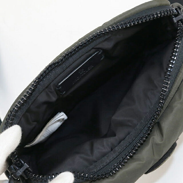 二手 Moncler 单肩包 男士品牌 MONCLER LEGERE CROSSBODY 2WAY 5L51000 02SZS 卡其色包 USDMON105916011