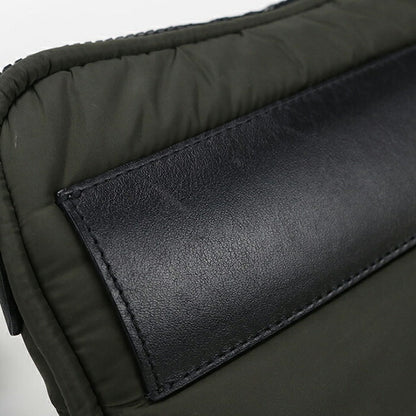 二手 Moncler 单肩包 男士品牌 MONCLER LEGERE CROSSBODY 2WAY 5L51000 02SZS 卡其色包 USDMON105916011