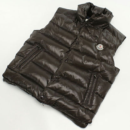 中古 モンクレール ベスト メンズ ブランド MONCLER TIB GILET 4335005 68950 ブラウン ウェア USDMON108153011