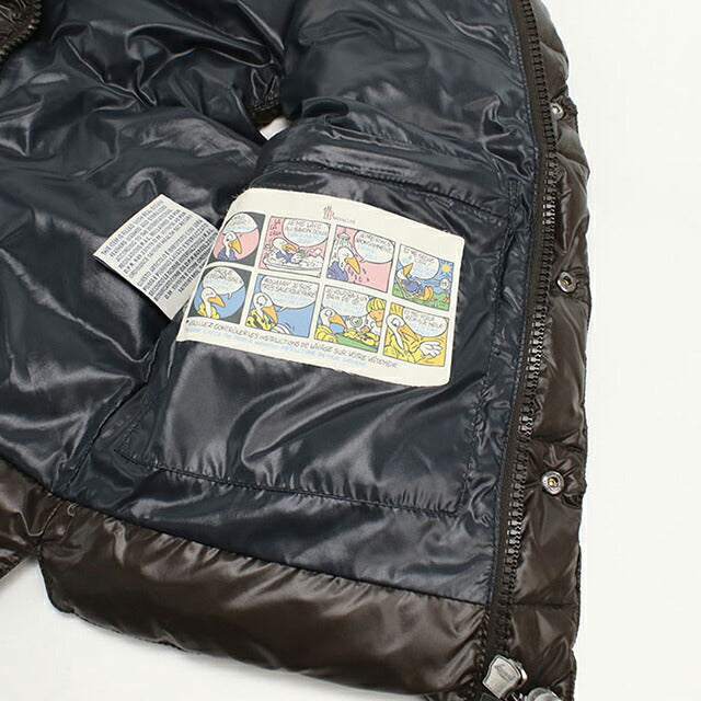 中古 モンクレール ベスト メンズ ブランド MONCLER TIB GILET 4335005 68950 ブラウン ウェア USDMON108153011
