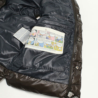 中古 モンクレール ベスト メンズ ブランド MONCLER TIB GILET 4335005 68950 ブラウン ウェア USDMON108153011