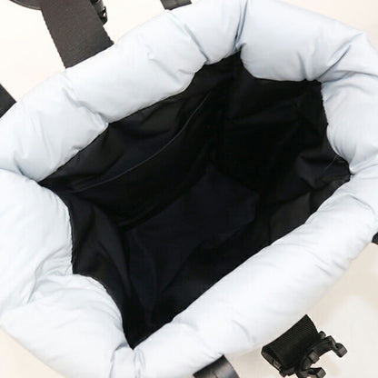 中古 モンクレール トートバッグ レディース ブランド MONCLER XANDER TOTE SMALL 5D00002 M2423 ブルー USDMON115759011