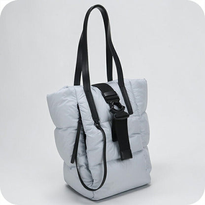 中古 モンクレール トートバッグ レディース ブランド MONCLER XANDER TOTE SMALL 5D00002 M2423 ブルー USDMON115759011
