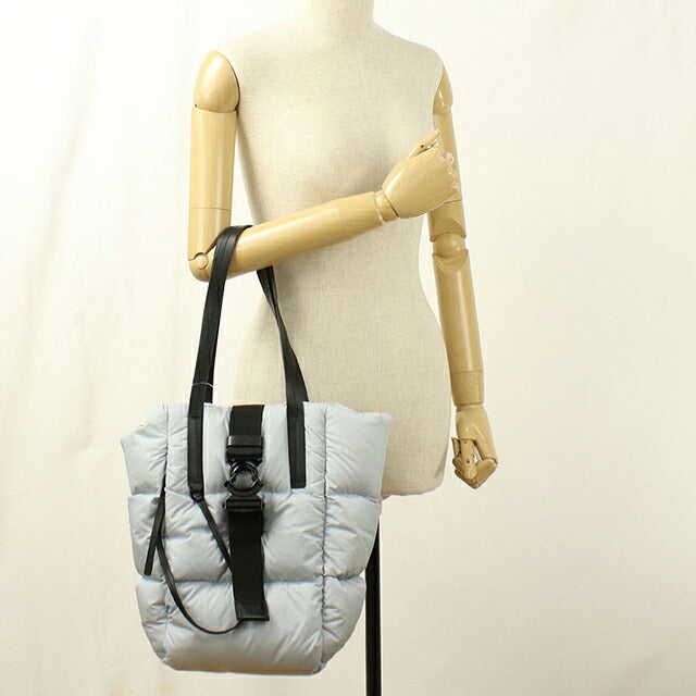 中古 モンクレール トートバッグ ユニセックス ブランド MONCLER  XANDERTOTE SMALL 5D00002 M2423 ブルー USDMON119198011