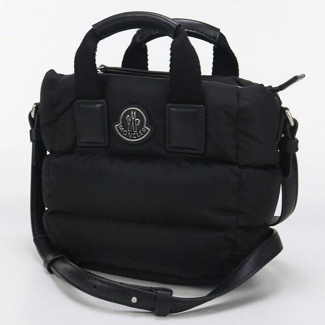 中古 モンクレール ハンドバッグ レディース ブランド MONCLER MICRO CARADOC 2WAY 5L00009 M4422 ブラック バッグ USDMON91851011
