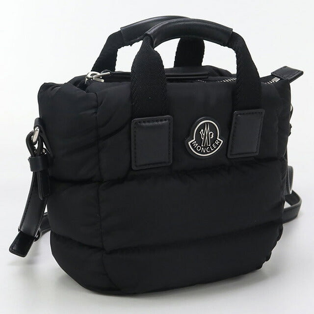 中古 モンクレール ハンドバッグ レディース ブランド MONCLER MICRO CARADOC 2WAY 5L00009 M4422 ブラック バッグ USDMON91851011