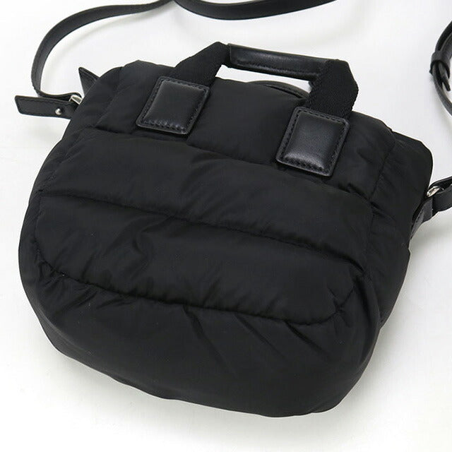 中古 モンクレール ハンドバッグ レディース ブランド MONCLER MICRO CARADOC 2WAY 5L00009 M4422 ブラック バッグ USDMON91851011