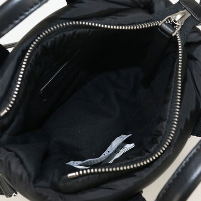 中古 モンクレール ハンドバッグ レディース ブランド MONCLER MICRO CARADOC 2WAY 5L00009 M4422 ブラック バッグ USDMON91851011