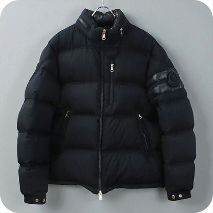 中古 モンクレール ダウンジャケット メンズ ブランド MONCLER DELAUME 1A00005 53333 776 ネイビー ウェア USDMON99173011