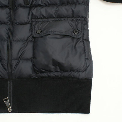 中古 モンクレール ダウンジャケット レディース ブランド MONCLER CARDIGAN TRICOT 9B50000 A9001 999 ブラック ウェア USDMON99182011