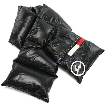 中古 モンクレール マフラー ユニセックス ブランド MONCLER SCIARPA 0001400 68950 ブラック 小物 USDMON99235011