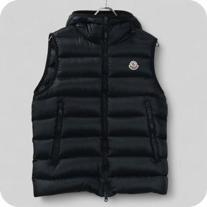 中古 モンクレール ダウンベスト メンズ ブランド MONCLER RAY GILET 4337349 53334 ブラック ウェア USDMON99939011