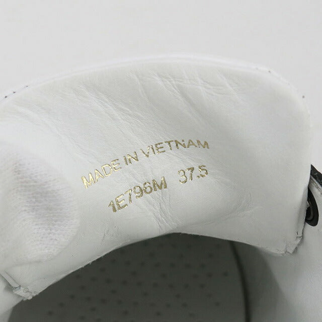 Used Prada sneakers ladies brand PRADA triangle logo leather 1E796M white shoes USDPR100139011
