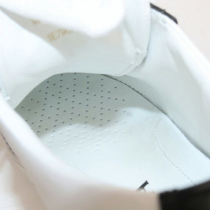 Used Prada sneakers ladies brand PRADA triangle logo leather 1E796M white shoes USDPR100139011