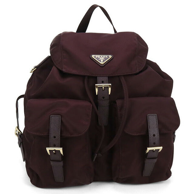 Used Prada Rucksack Unisex Brand PRADA Re-Nylon Backpack Brown Bag USDPR100378011
