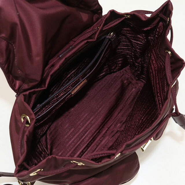 Used Prada Rucksack Unisex Brand PRADA Re-Nylon Backpack Brown Bag USDPR100378011