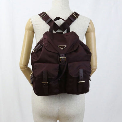 Used Prada Rucksack Unisex Brand PRADA Re-Nylon Backpack Brown Bag USDPR100378011